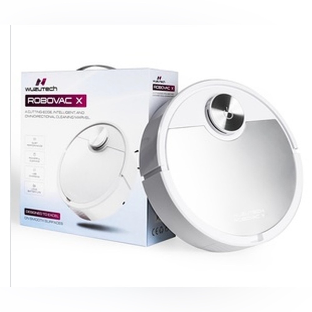 NEW Robovac X By Wuztech Is Robotic Vacuum Cleaner in White and Silver